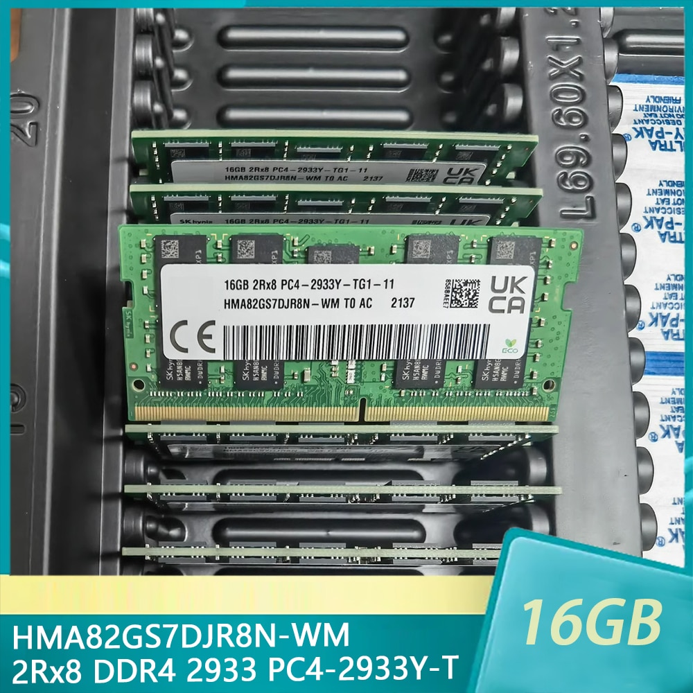 SK ̴н Ʈ ޸, 16GB HMA82GS7DJR8N-WM, 2Rx8 DDR4, 2933 PC4-2933Y-T, 1 